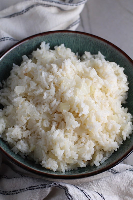 Brazilian Rice (With onions & Garlic)